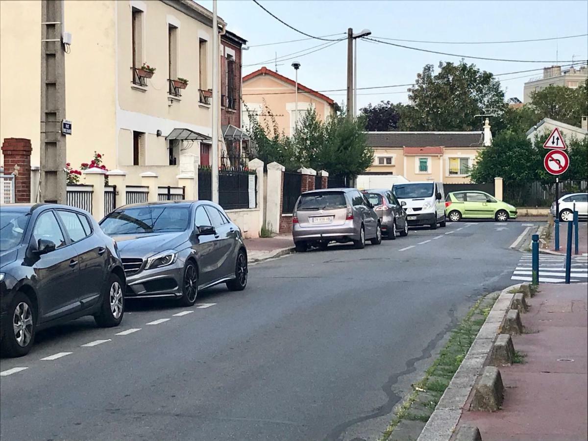 Grand F3 60M2 Pour 6 Personnes - Paris 19Eme - Stade De France - La Villette Aubervilliers Zewnętrze zdjęcie